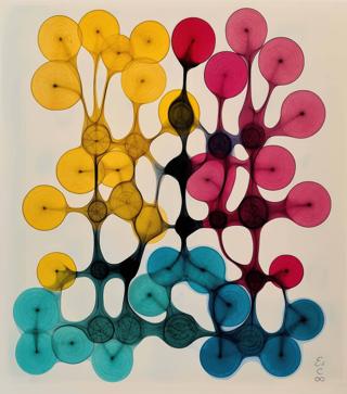 Strange Kelp #1, 28 × 32 in print