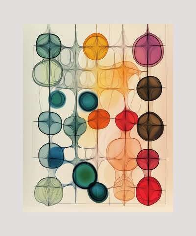 Cold Comfort - Original geometric art print by Edmund Dantes Studio