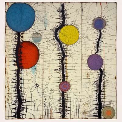 Primarily Mondrian - Original geometric art print by Edmund Dantes Studio