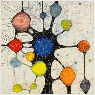 Shattered Harmony - Original geometric art print by Edmund Dantes Studio