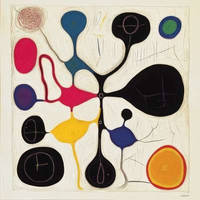 Stolen Life - Original geometric art print by Edmund Dantes Studio
