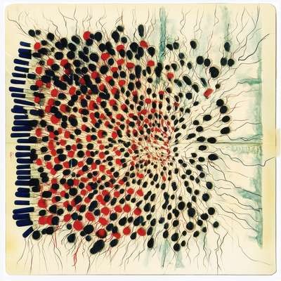 Wisdom of Crowds - Original geometric art print by Edmund Dantes Studio